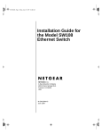 Netgear SW108 User's Manual