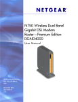Netgear DGND4000 User's Manual