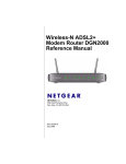 Netgear DGN2000 User's Manual