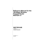 Netgear WGT624 User's Manual