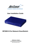NetComm NP2008 User's Manual