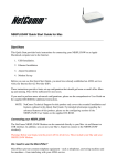 NetComm Modem NB5PLUS4W User's Manual