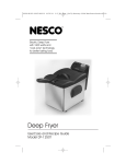 Nesco DF-1250T User's Manual