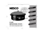 Nesco 6-QT User's Manual