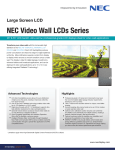 NEC X464UN Brochure