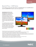 NEC SpectraViewII LCD2490W2-BK-SV User's Manual