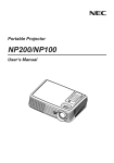 NEC NP100 User's Manual