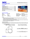 NEC P553-AVT Installation and Setup Guide