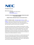 NEC NP-VE281 User's Information Guide