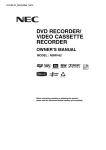 NEC NDRV-62 User's Manual