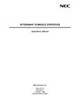 NEC NDA-30122 User's Manual