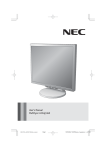 NEC MultiSync LCD1970GX User's Manual