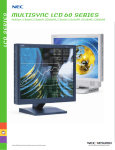 NEC MultiSync LCD1560V User's Manual