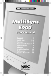 NEC MultiSync JC-1941UMA User's Manual