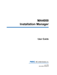 NEC MA400 User's Manual