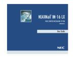 NEC IM - 16 LX User's Manual