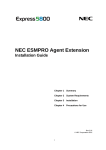 NEC Express5800/R110d-1E Installation Guide