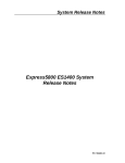 NEC Express5800/ES1400 Release Notes
