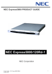 NEC EXPRESS 5800 User's Manual