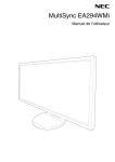 NEC EA294WMi-BK User's Manual