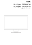 NEC EA273WMi-BK User's Manual