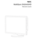 NEC EA244UHD-BK-SV User's Manual