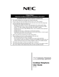 NEC DS1000 User's Manual