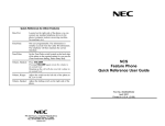 NEC 85480QRO02 User's Manual