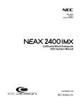 NEC 2400IMX User's Manual