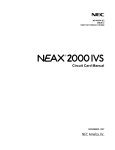 NEC 2000 IVS User's Manual