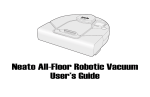 NEATO Robotic Vacuum System Cleaner 9450029 User's Manual