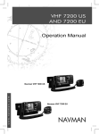 Navman VHF 7200 User's Manual