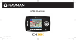 Navman ICN 330 User's Manual