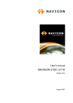 Navigon PNA 2110 User's Manual