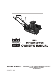 National Mower IM25 User's Manual
