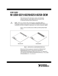 National Instruments USB-6259 User's Manual