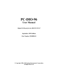 National Instruments PC-DIO-96 User's Manual