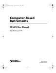 National Instruments Marine Instruments NI 5911 User's Manual
