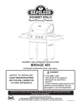 Napoleon Grills MIRAGE 485 User's Manual