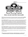 Napoleon Grills BIPT600 User's Manual