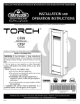 Napoleon Fireplaces TORCH GT8P User's Manual