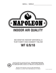 Napoleon Fireplaces INDOOR AIR QAULITY WF 6/9/18 User's Manual