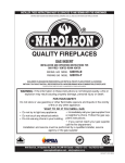 Napoleon Fireplaces GI3016-N User's Manual