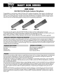 Nady Systems SCM 900 User's Manual