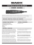 Nady Systems CM-4S User's Manual