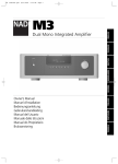 Nad's M3 User's Manual