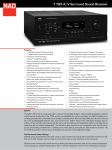 NAD Electronics t765 User's Manual