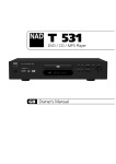 NAD Electronics T 531 User's Manual