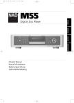 NAD Electronics M55 User's Manual