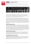 NAD Electronics 7020 User's Manual